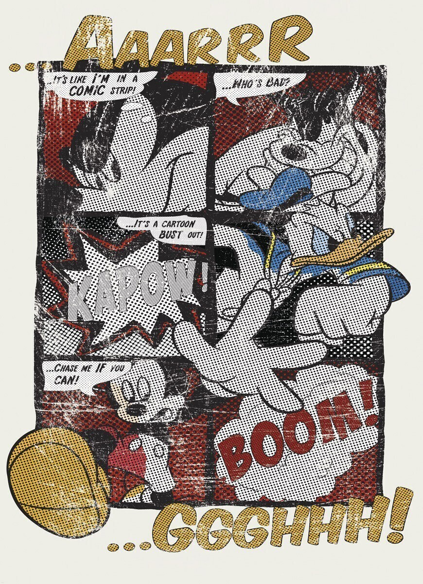 Komar Papier peint Mickey great escape 184 x 254 cm