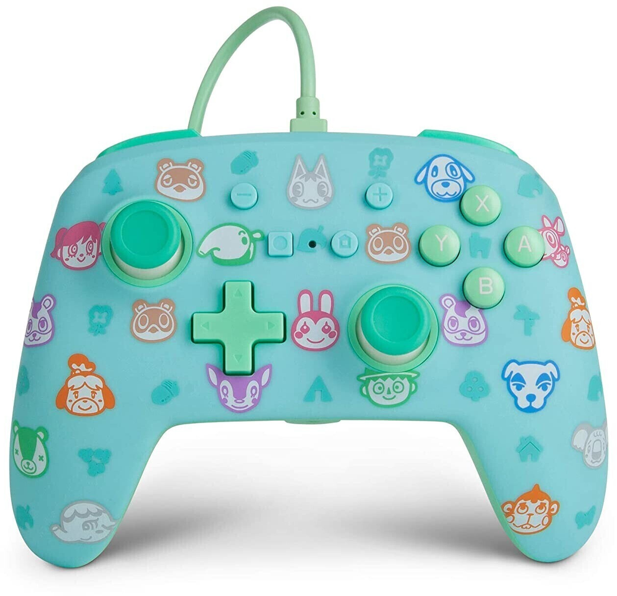 PowerA Nintendo Switch Enhanced Wired Controller (Animal Crossing)