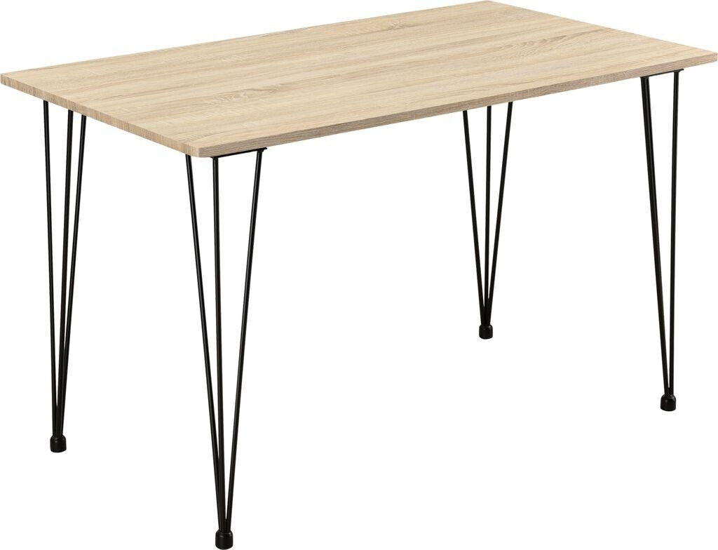 en.casa Kiel 120x70cm Oak