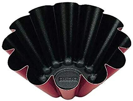 ibili Moule à brioche en acier noir/rouge 18 cm