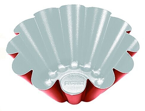 ibili Moule à brioche en acier noir/rouge 10 cm