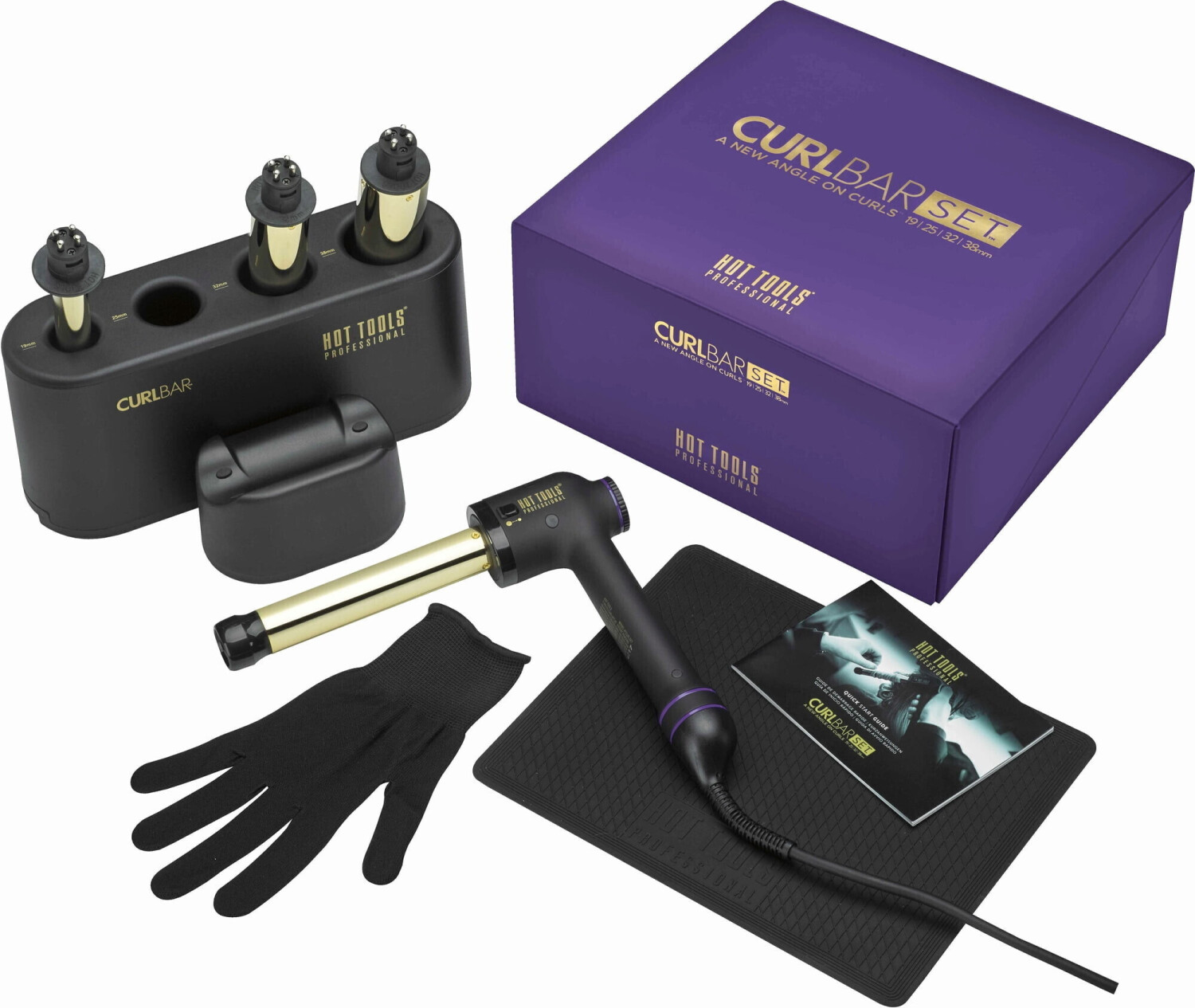 Hot Tools 24k Gold Curlbar set