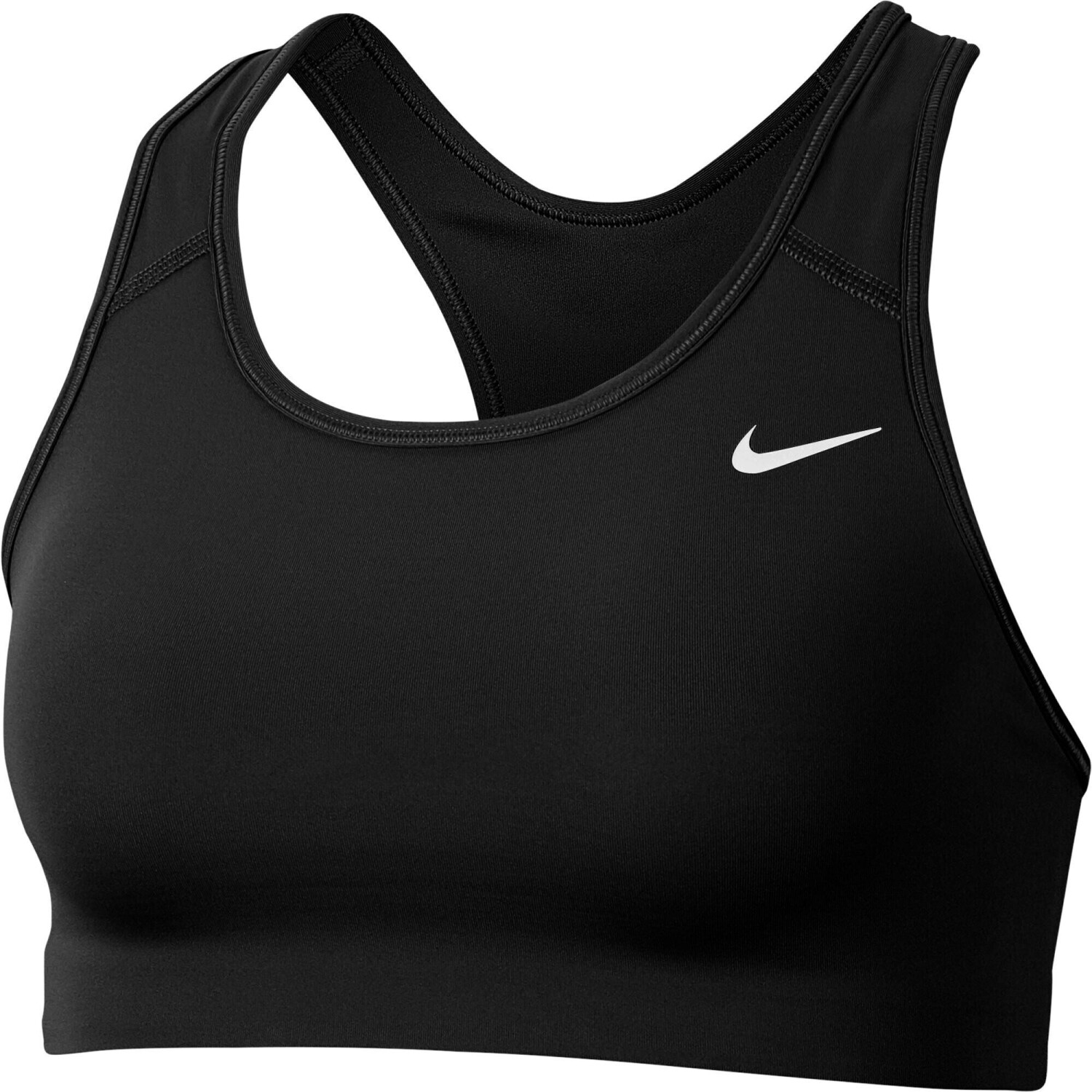 Nike Training – Dri-FIT – Sport-BH in Tintenblau mit mittlerer  Stützfunktion und Swoosh-Logo