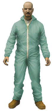 Mezco Toyz Breaking Bad Actionfigure Walter White Hazmat Suit 15cm