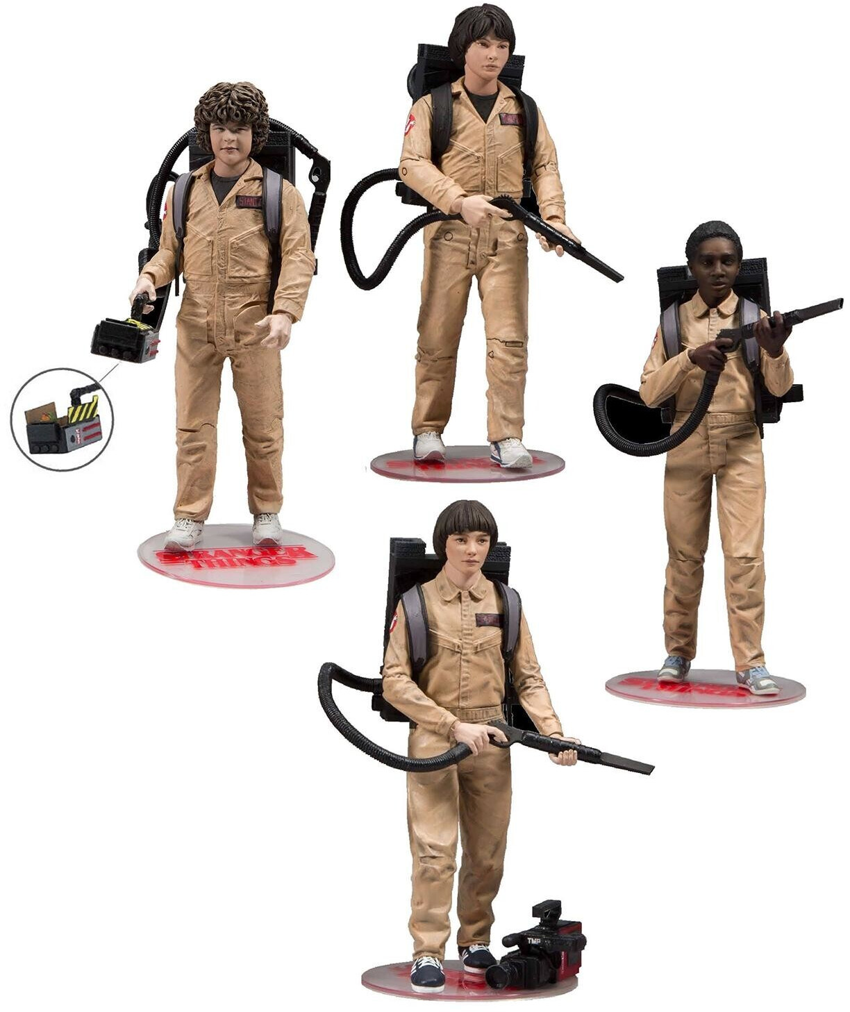 McFarlane Toys Stranger Things Actionfigure 4-Pack Ghostbusters 15cm