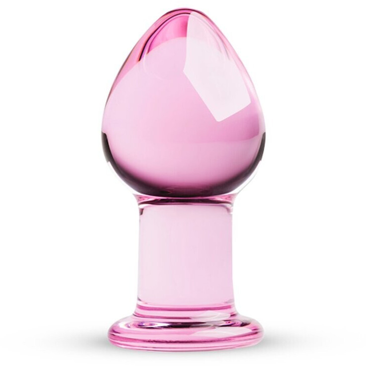 Gildo Glas-Analplug Nr. 26 rosa