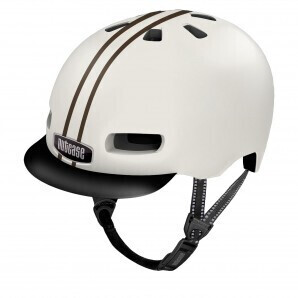 Nutcase Street Mips Leather Bound Stripe Gloss
