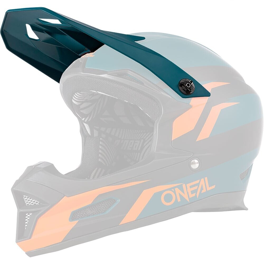 O'Neal Fury Stage Visor One Size Petrol/Orange