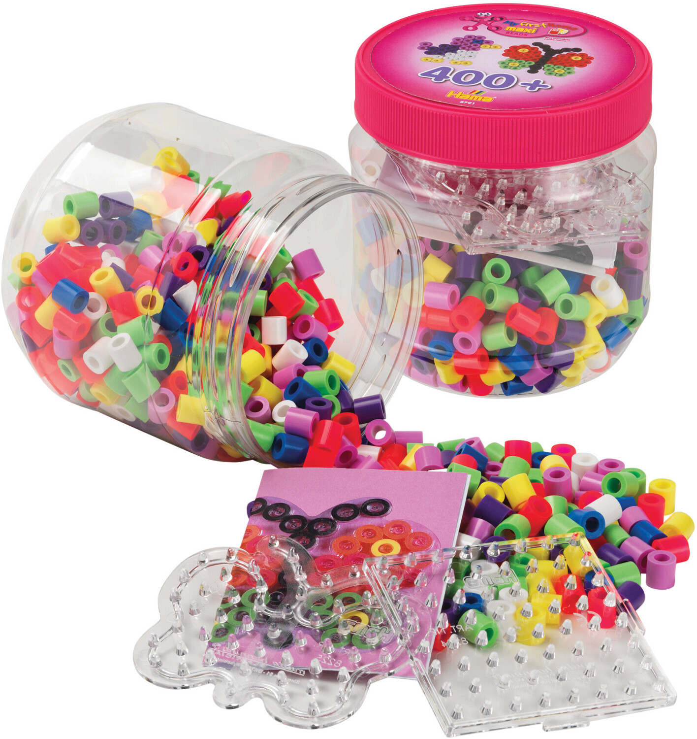 Hama Tin with Beads and Pin Plate (8791)