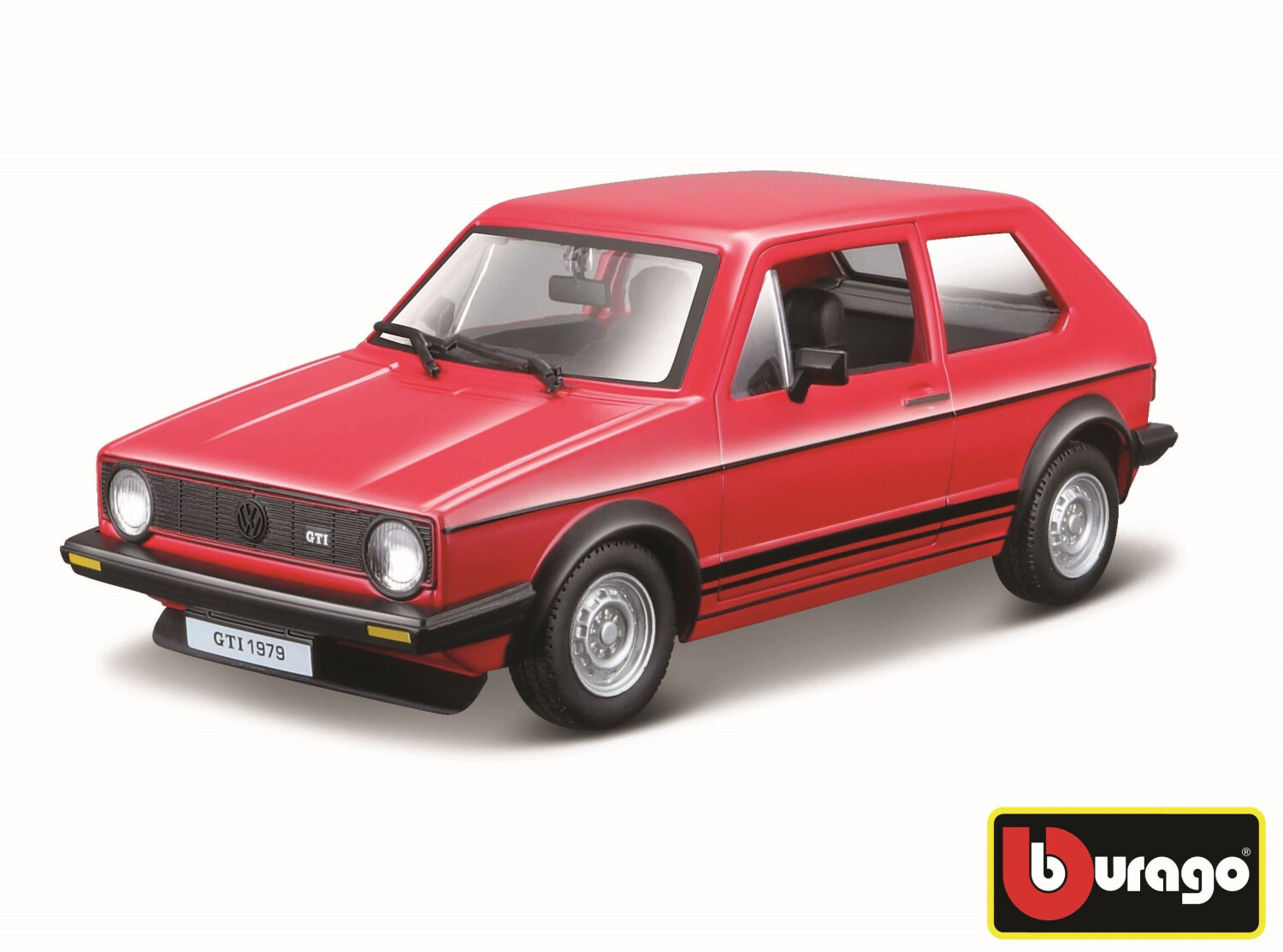 BBurago Volkswagen Golf MK1 GTI 1979 1:24 rouge (18-21089R)
