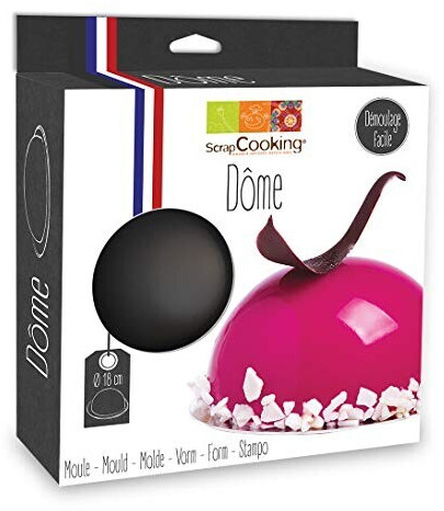 ScrapCooking Moule à gâteau semi-rigide dôme