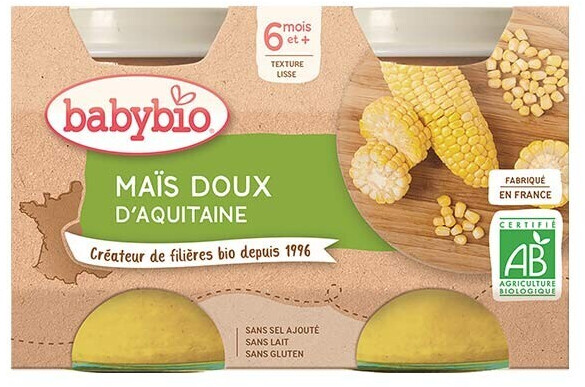 Babybio Légumes - Maïs (2x130 g)
