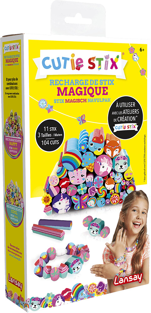 Cutie Stix recharge Magique Lansay : King Jouet, Mode, bijoux, décoration,  cosmétiques Lansay - Jeux créatifs