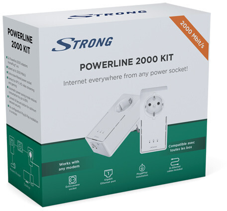 Photos - Powerline Adapter Strong 2000 DUO 