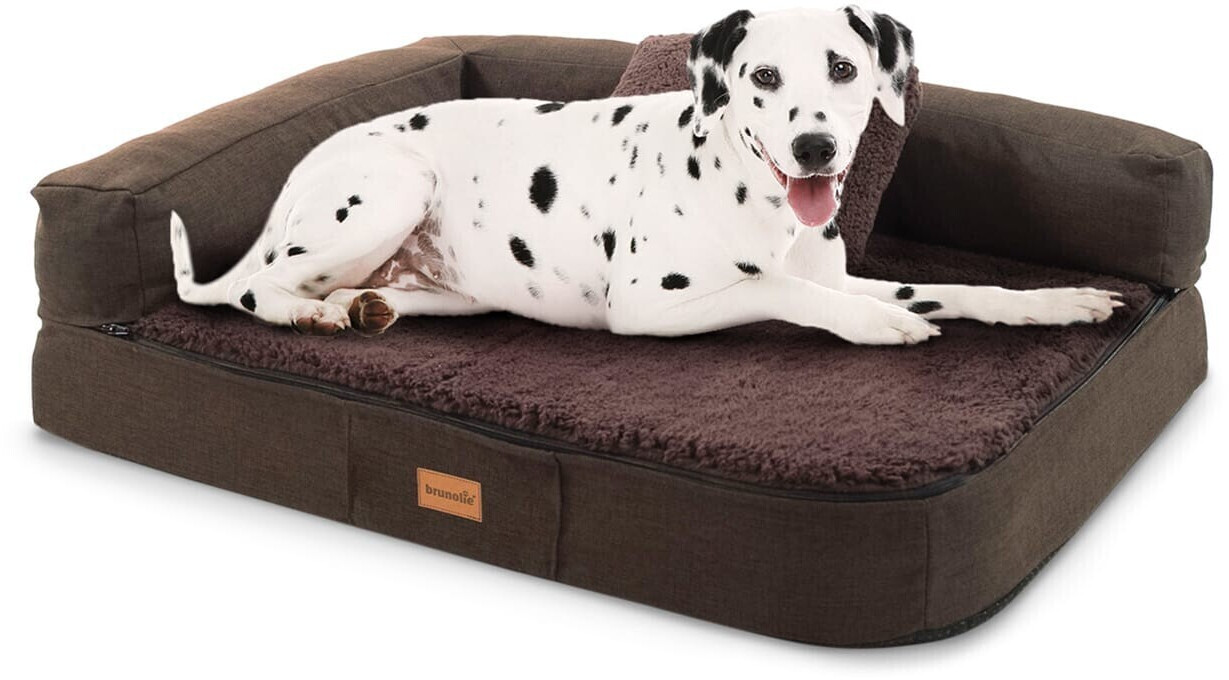 Brunolie Odin Orthopedic Dog Sofa M 100x80cm Dark Brown