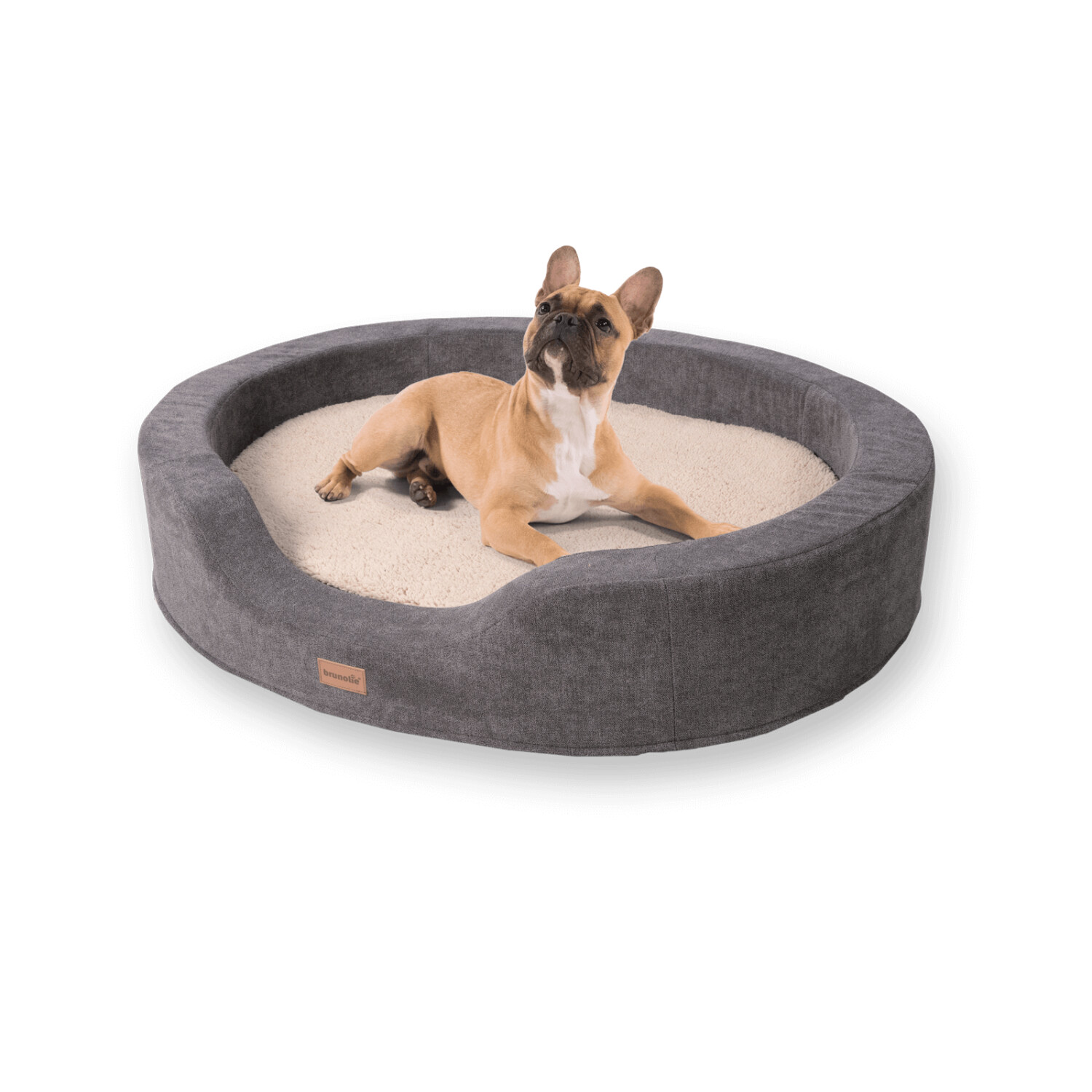 Brunolie Lotte Dog Bed L 100x80cm Beige