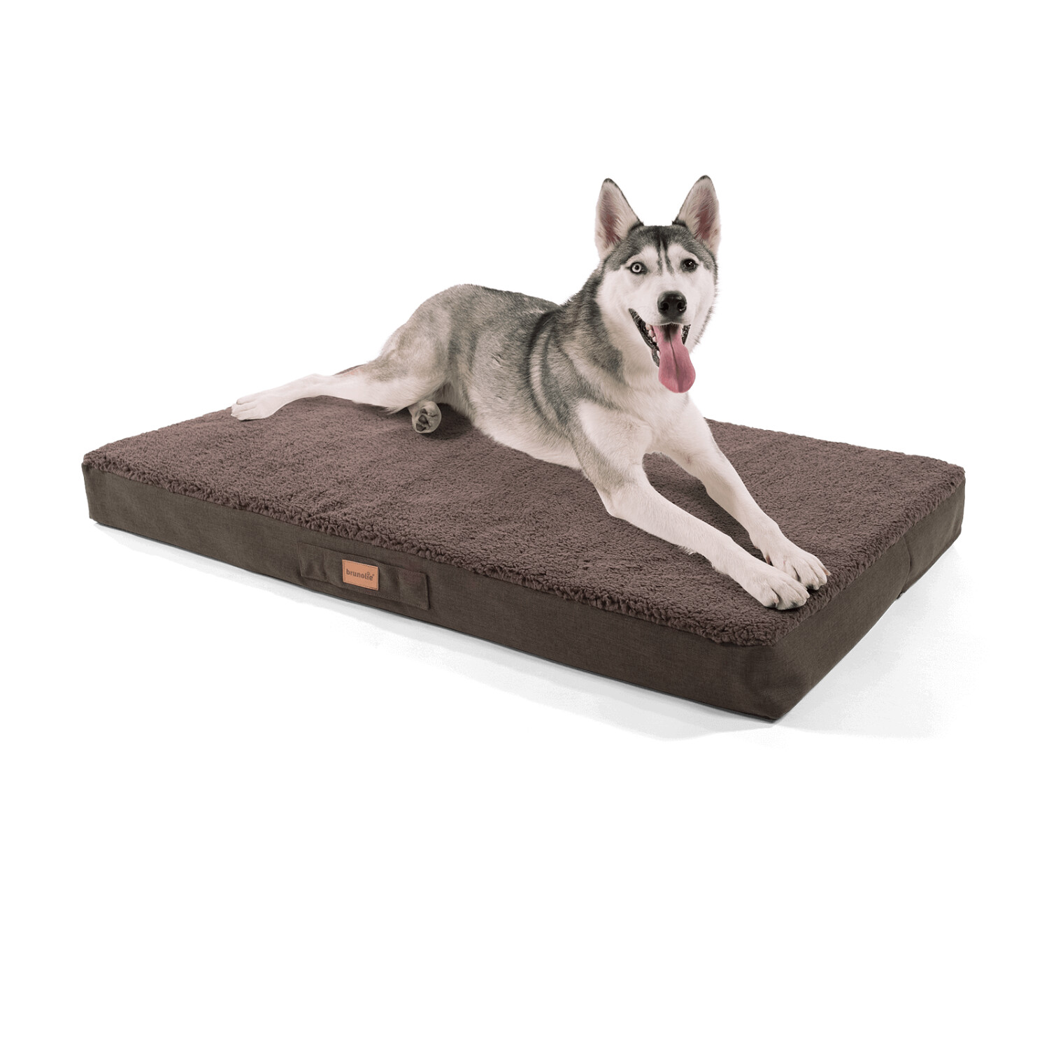Brunolie Balu Orthopedic Dog Bed XL 120x72cm Dark Brown