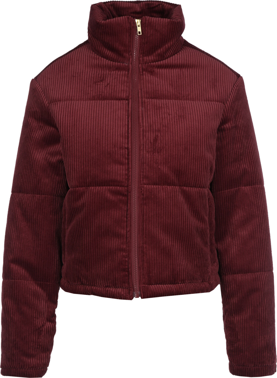 Urban Classics Ladies Corduroy Puffer Jacket (TB3769-00606-0037) burgundy