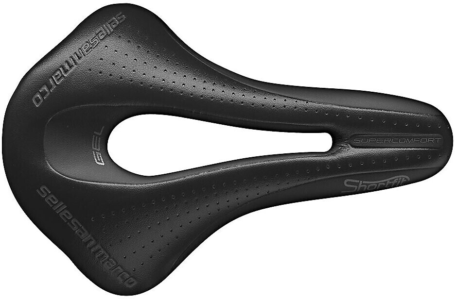 San Marco Shortfit Supercomfort Racing Saddle - black/black - 144mm Wide