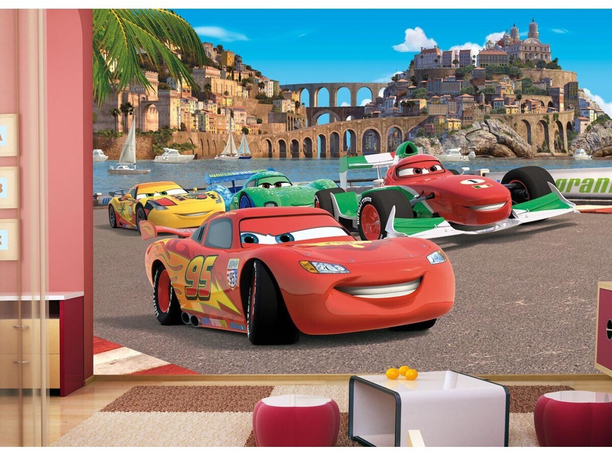 Bébé Gavroche Papier peint Cars panorama