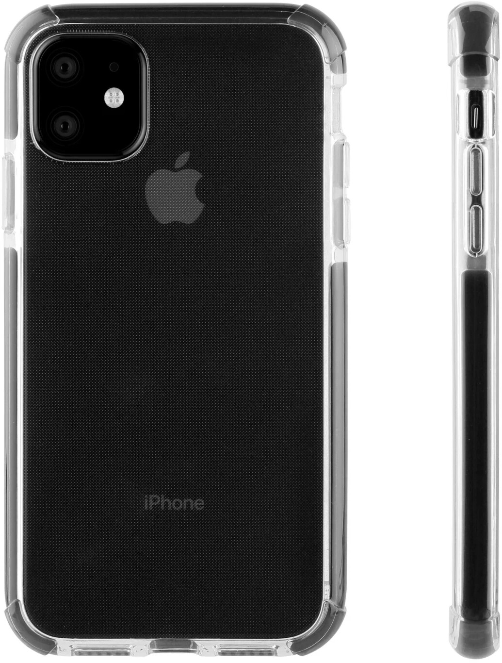 Vivanco Rock Solid Backcover Apple iPhone 11 Transparent/Schwarz ab 9,99 €