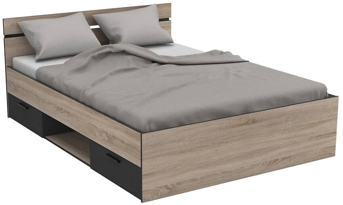 Vente-unique Gaspard 140x190cm Oak