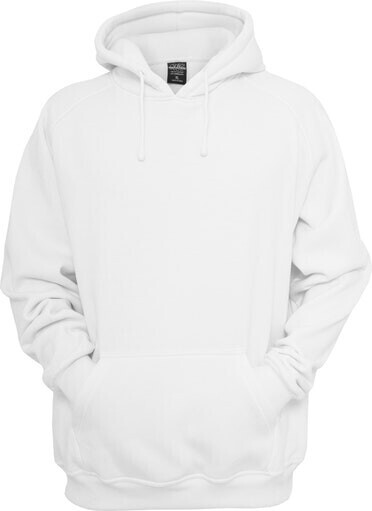 Hoodie plain white outlet