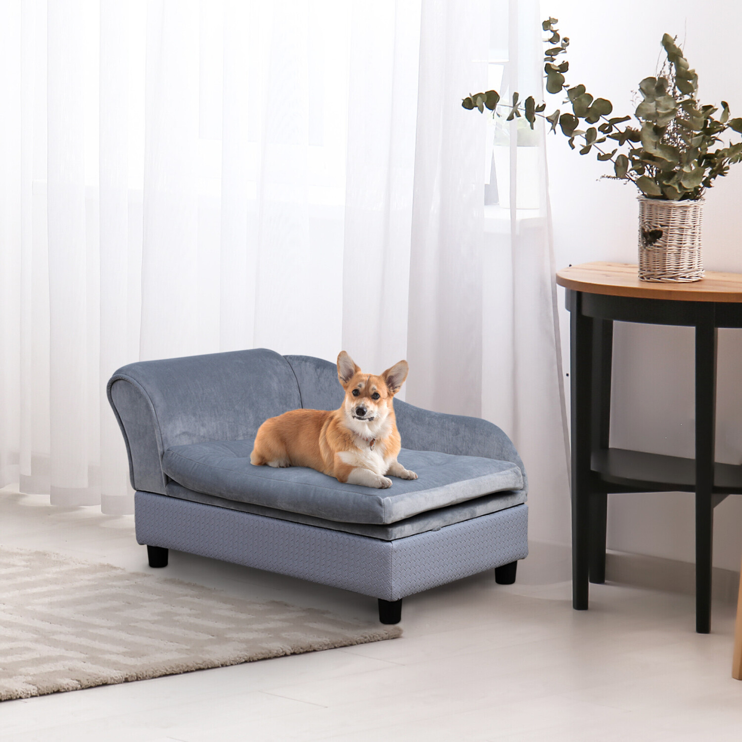 Pawhut Lit pour chien Light Grey Pawhut Lit pour chien Light Grey