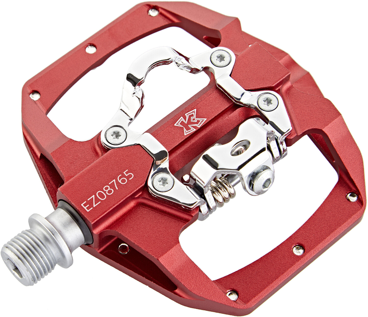 KCNC FR Trap Klickpedale Dual Side red