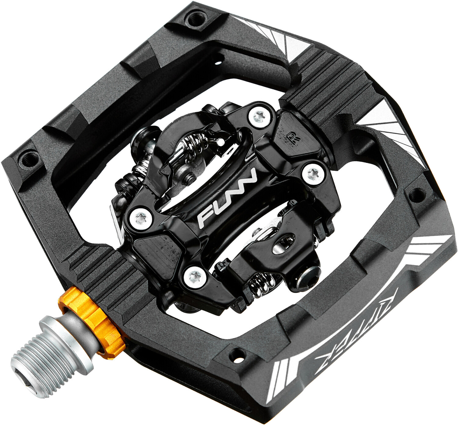 FUNN Ripper Pedale mit beidseitigem Clip black