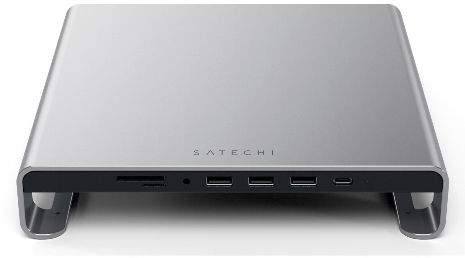 Satechi Typ-C Aluminium Monitor Stand Hub for Mac Space Grey