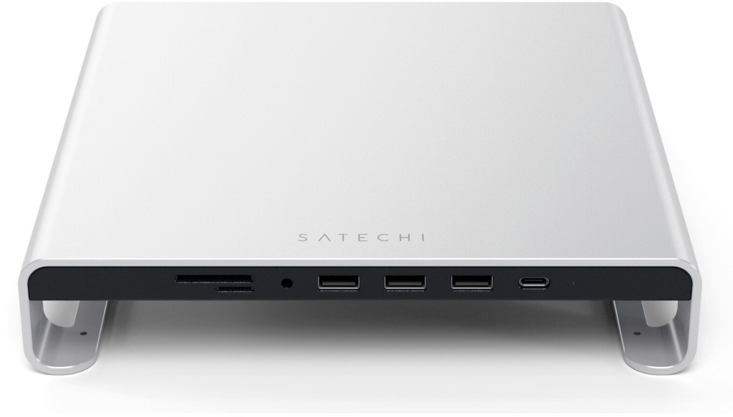 Satechi Typ-C Aluminium Monitor Stand Hub for Mac Silver