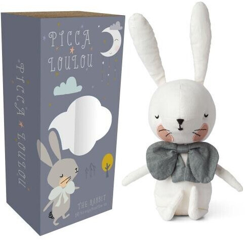 Picca LouLou Cuddly Toy Rabbit 18cm White