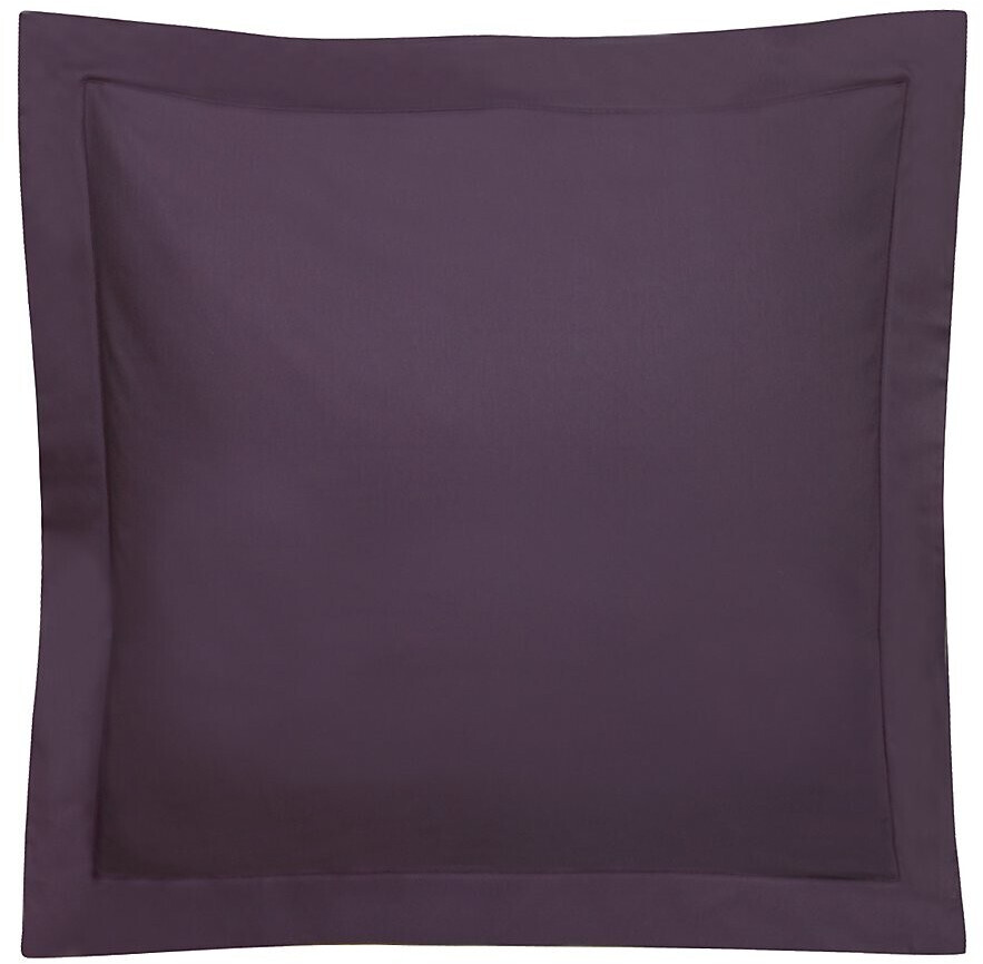Blanc Des Vosges Taie d'oreiller satin 65 x 65 cm cassis