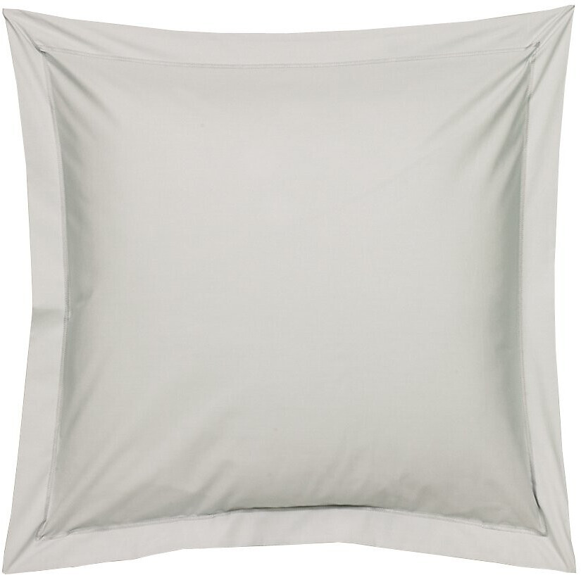 Blanc Des Vosges Taie d'oreiller satin 65 x 65 cm métal