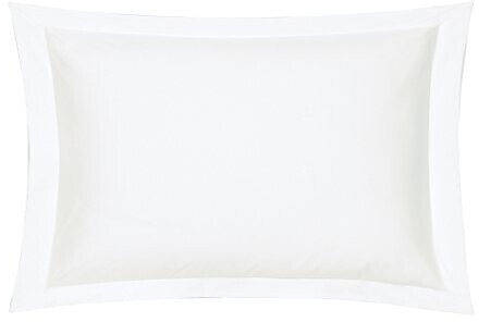 Blanc Des Vosges Taie d'oreiller satin 50 x 75 cm blanc