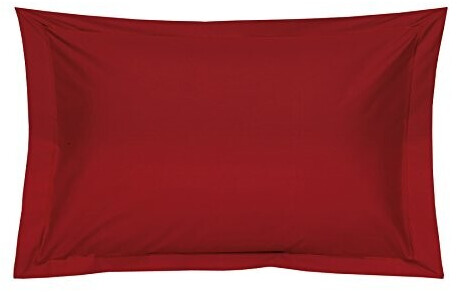 Blanc Des Vosges Taie d'oreiller satin 50 x 75 cm rouge