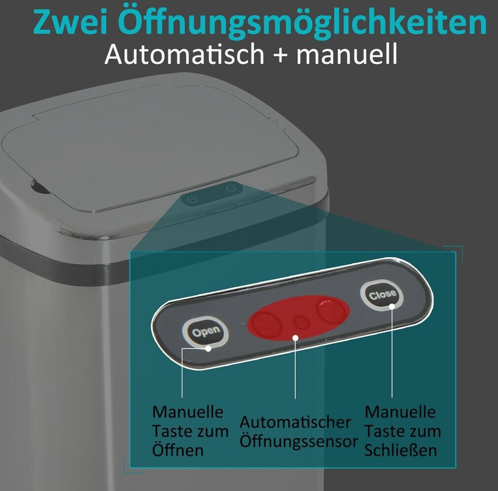 HomCom Automatischer Mülleimer 50 L (851-004) ab 50,99 €