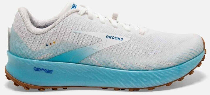 Brooks Catamount white/iced aqua/blue