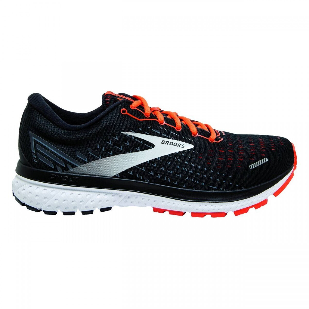 Brooks Ghost 13 Men black/ebony/cherry tomato