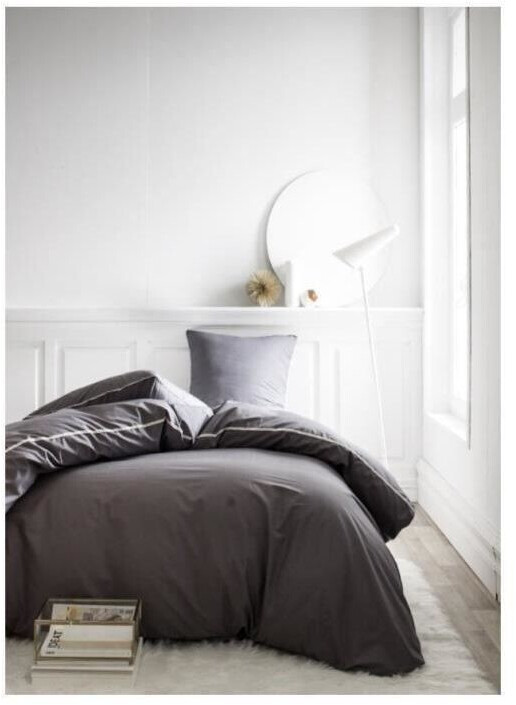 Today Housse de couette Léonie 240 x 260 cm + 63 x 63 cm gris