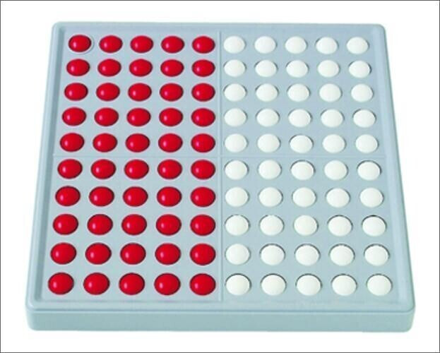 Schubi Abaco 100 red/white