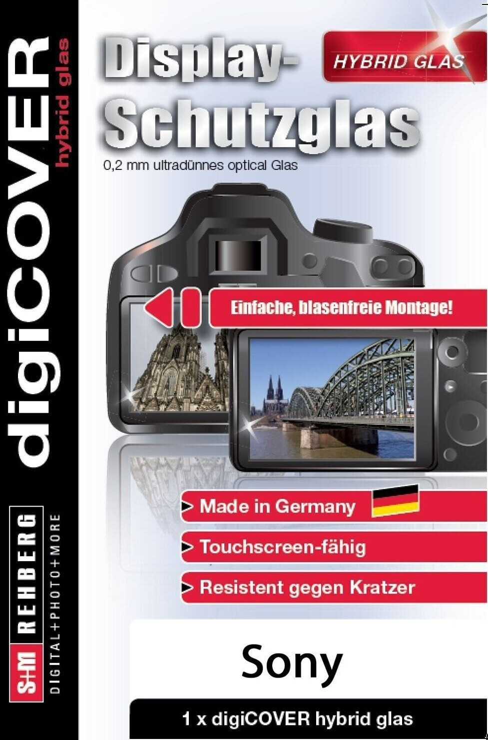 S+M Rehberg digiCOVER Hybrid Glas DSLR-Alpha 77V/II