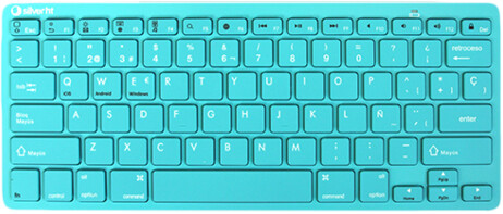 Silver HT Wireless Keyboard Colors Edition