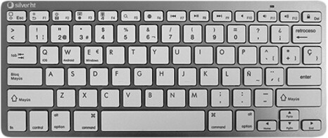 Silver HT Clavier sans fil Colors Edition blanc