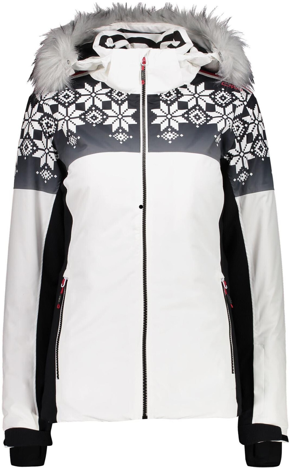 CMP Woman Jacket Fix Hood (39W2076F) bianco