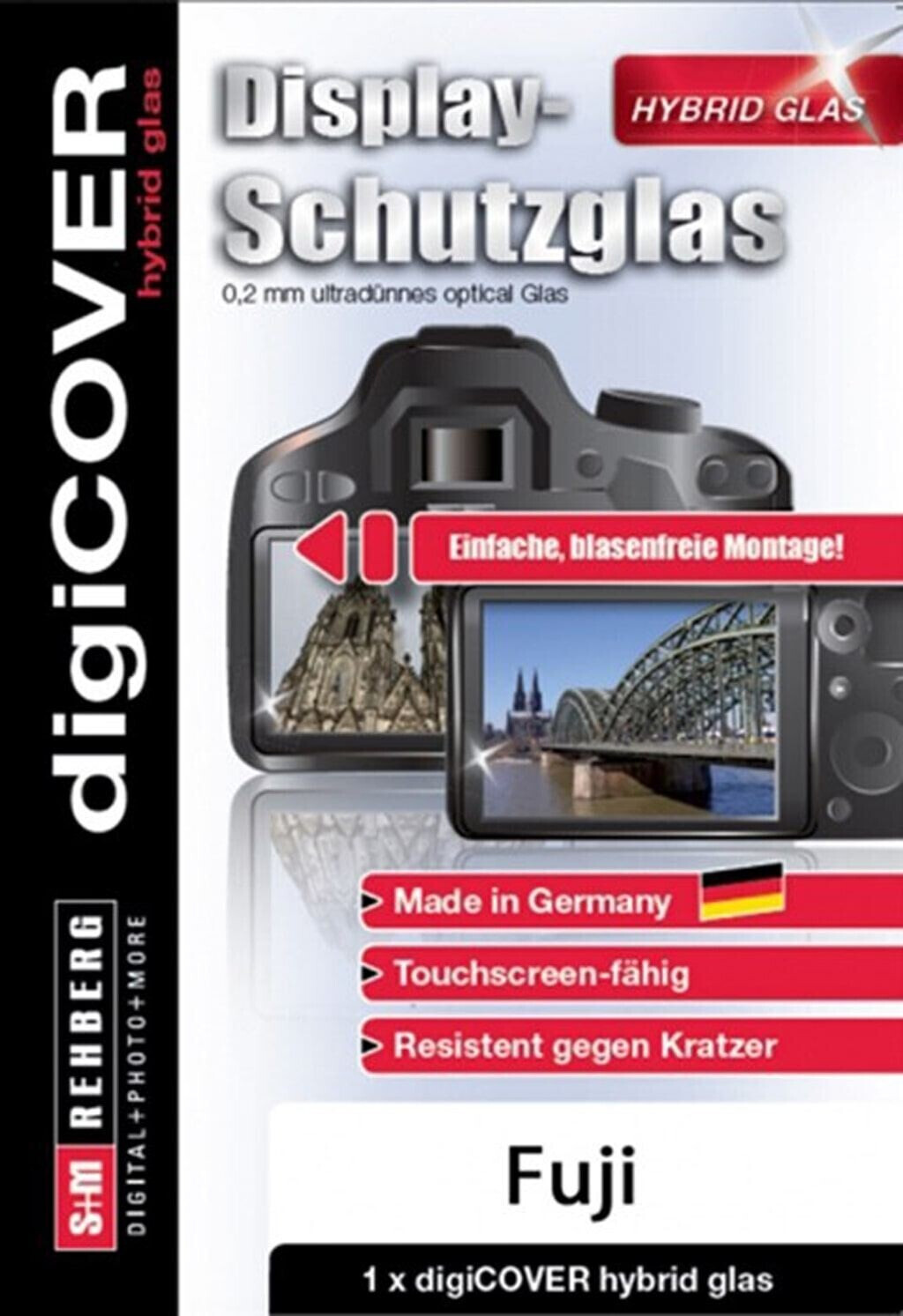 S+M Rehberg digiCover hybrid Glas FUJIFILM X T3