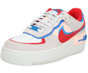 nike air force 1 shadow blue red