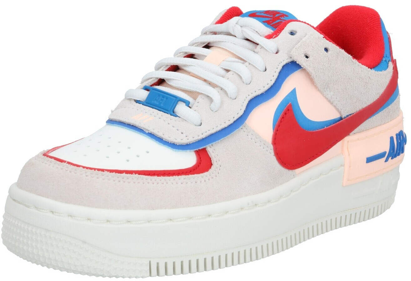 nike air force 1 sail university red