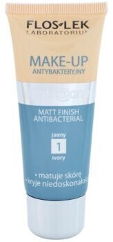 Floslek Matt Finish Anticabterical Foundation (30ml) 1 Ivory